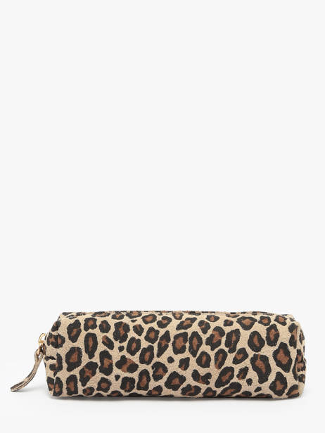 Trousse Cuir Milano Multicolore velvet leopardo VL22116