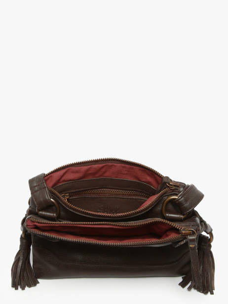 Shoulder Bag Cow Leather Basilic pepper Brown cow BCOW82 other view 3