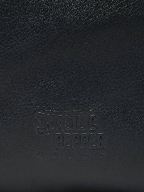 Shoulder Bag Cow Leather Basilic pepper Black cow BCOW82 other view 5