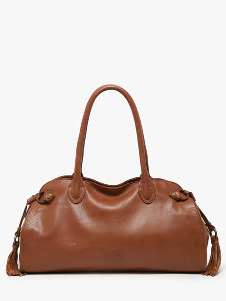 Sac Porté épaule Cow Cuir Basilic pepper Marron cow BCOW84