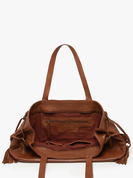 Handbag Cow Leather Basilic pepper Brown cow BCOW80 other view 3