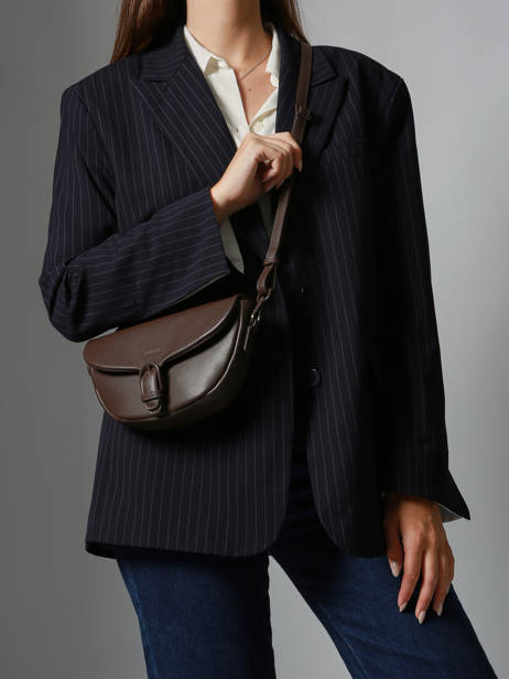 Crossbody Bag S Oxer Leather Etrier Brown oxer EOXE065U other view 1