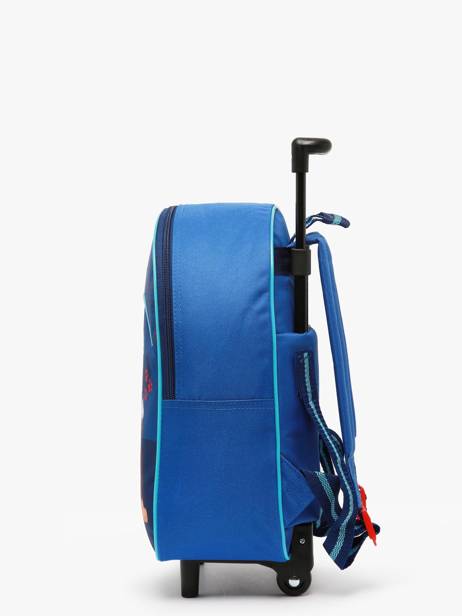 Mini Wheeled Schoolbag Paw patrol Blue go pups go 4543 other view 2