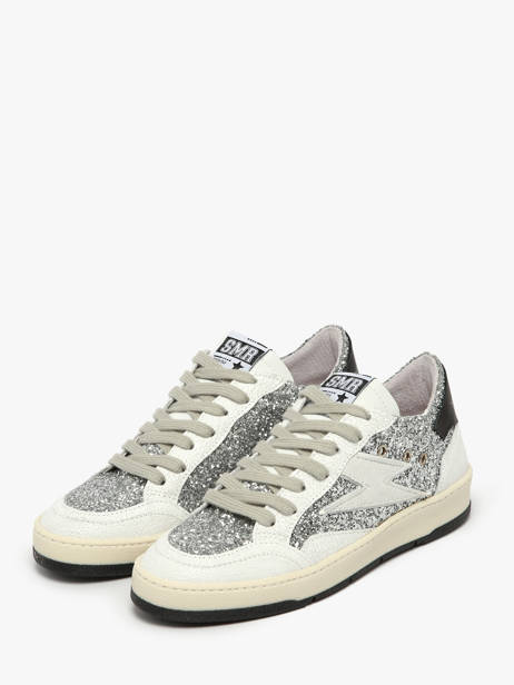 Sneakers Dany En Cuir Semerdjian Argent women DANY vue secondaire 2