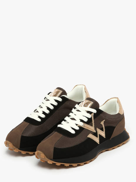 Sneakers Pia Vanessa wu Black women BK2623NR other view 2