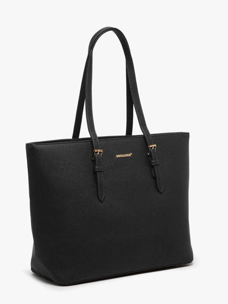 A4 Size Shoulder Bag Saffiano David jones Black saffiano 3 other view 2