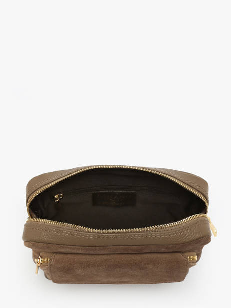 Shoulder Bag Velvet Caviar Leather Milano Brown velvet caviar VC25067 other view 3