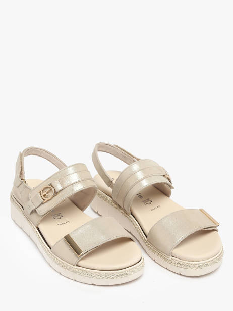Sandals In Leather Tamaris Gold women 44 other view 1