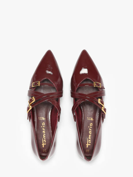 Ballerinas With Straps Tamaris Red women 45 other view 4