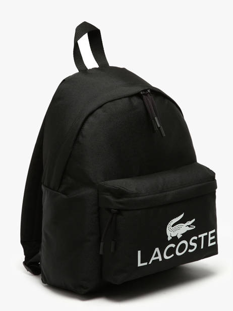 Backpack Lacoste Black zt NU5182ZT other view 2