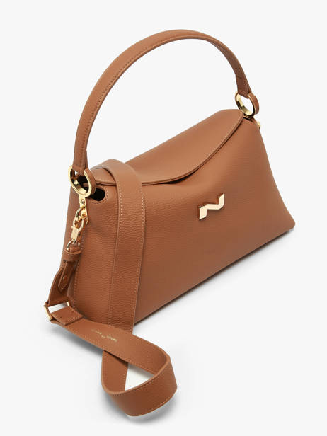 Leather Freesia Shoulder Bag Nathan baume Brown eden 4 other view 2