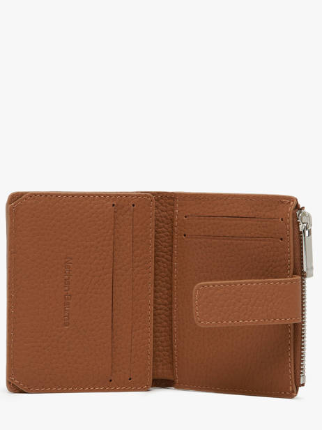 Porte-cartes Porte-monnaie Original Cuir Nathan baume Marron original n 102N vue secondaire 1