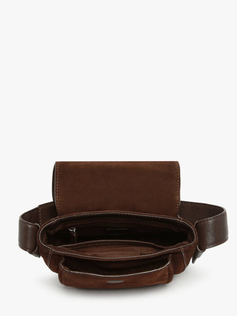 Sac Bandoulière Heritage Cuir Biba Marron heritage BLT2L vue secondaire 3