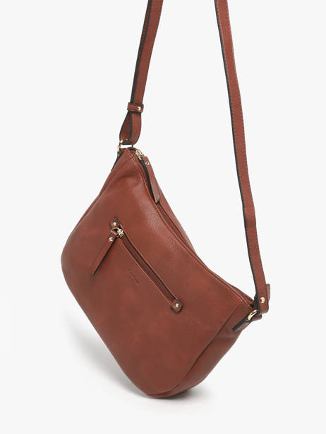 Sac Bandoulière Toscane Hexagona Marron toscane 579838 vue secondaire 2