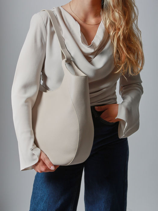 Longchamp Le foulonné Hobo bag White