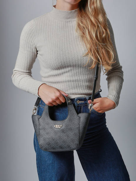Sac Bandoulière Calista Guess Noir calista SG733475 vue secondaire 1
