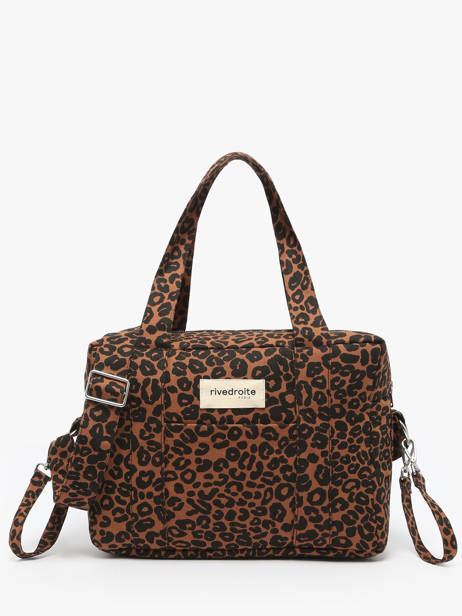 Recycled Cotton Mini Darcy Satchel Rivedroite Blue wild tribe MDARCWIL