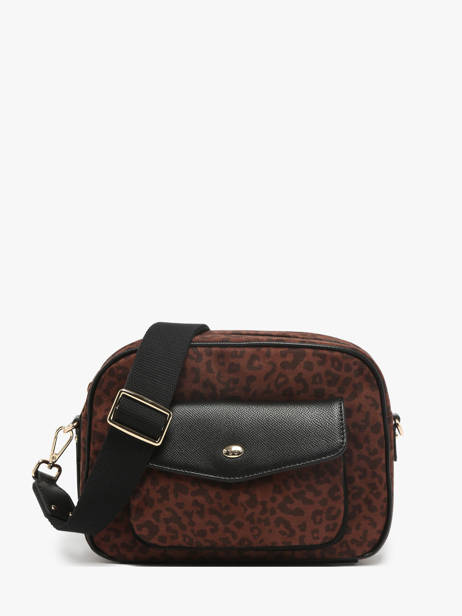 Shoulder Bag Leonie Hexagona Brown leonie 5120198