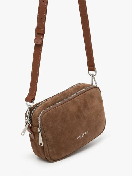 Shoulder Bag Suede Leather Lancaster Brown suede 65 other view 2