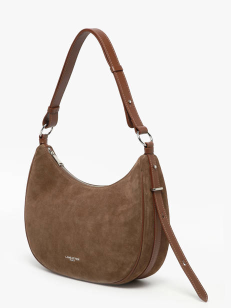 Shoulder Bag Suede Leather Lancaster Brown suede 82 other view 2