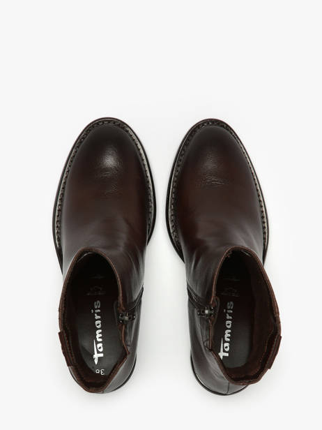 Bottines à Talon En Cuir Tamaris Marron women 45 vue secondaire 4