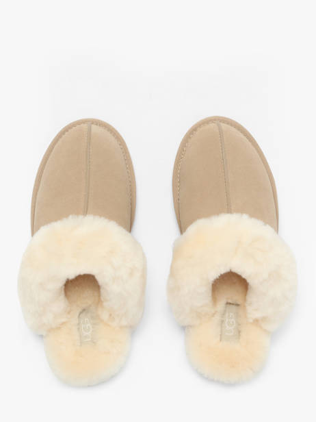 Scuffette Ii Slippers In Leather Ugg Beige women 1106872 other view 4