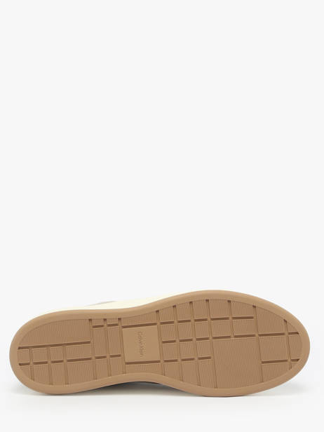 Sneakers In Leather Calvin klein jeans White men YM01354 other view 5