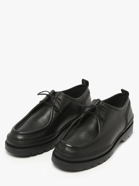 Derby Shoes In Leather Kleman Black men MAJOR other view 2