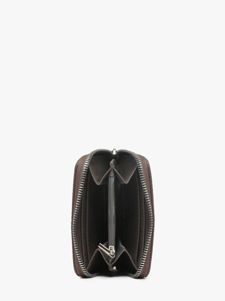 Grained Compact Wallet Miniprix Brown grained K2015 other view 1