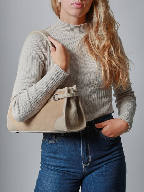 Shoulder Bag Velvet Caviar Milano Beige velvet caviar VC25062 other view 1