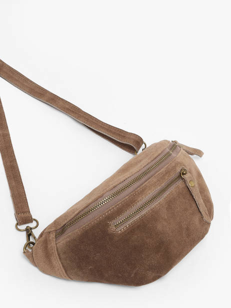 Belt Bag Milano Brown velvet VE24119 other view 2