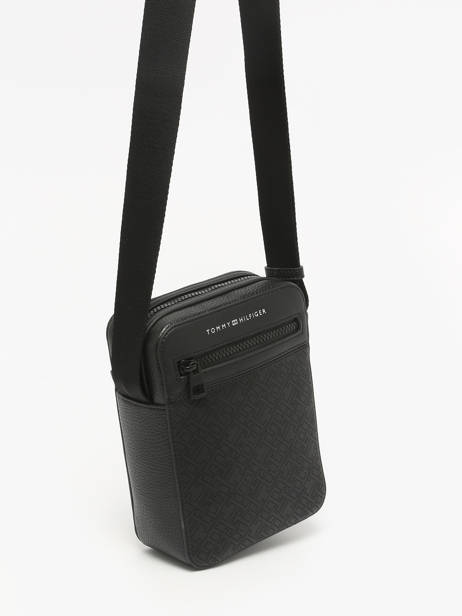 Crossbody Bag Tommy hilfiger Black monogram AM13836 other view 2