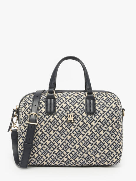 Satchel Th Jacquard Recycled Polyester Tommy hilfiger Blue th jacquard AW17633