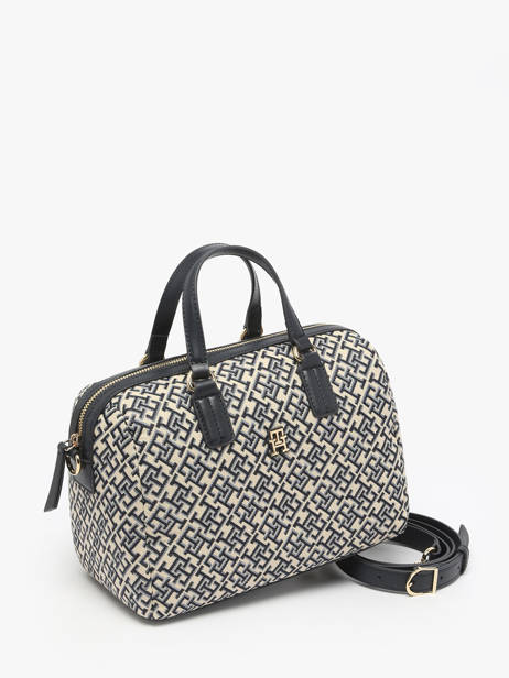 Satchel Th Jacquard Recycled Polyester Tommy hilfiger Blue th jacquard AW17633 other view 2