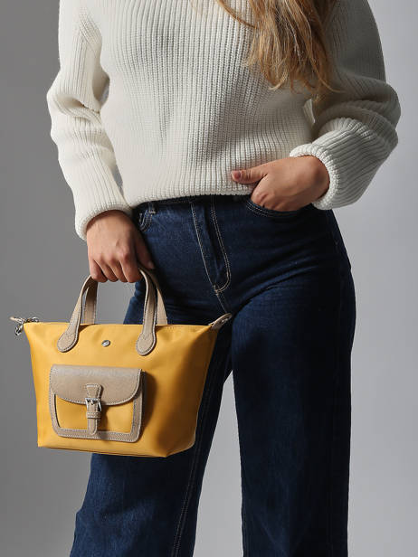 Shoulder Bag Kiana Nylon Hexagona Yellow kiana 1720185 other view 1