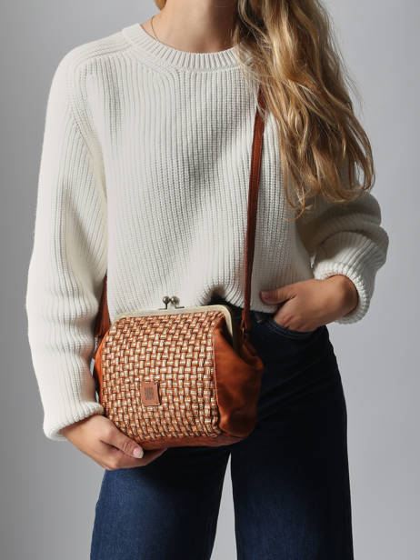 Shoulder Bag Heritage Leather Biba Brown heritage KAB21L other view 1