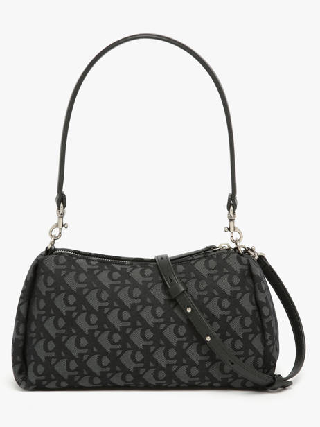 Shoulder Bag Monogram Recycled Polyester Calvin klein jeans Black monogram 4K3142G other view 4