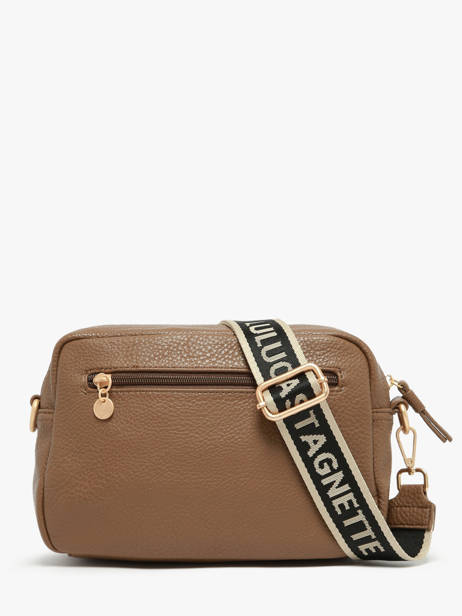 Shoulder Bag Pocket Lulu castagnette Brown pocket ZAHRA other view 4