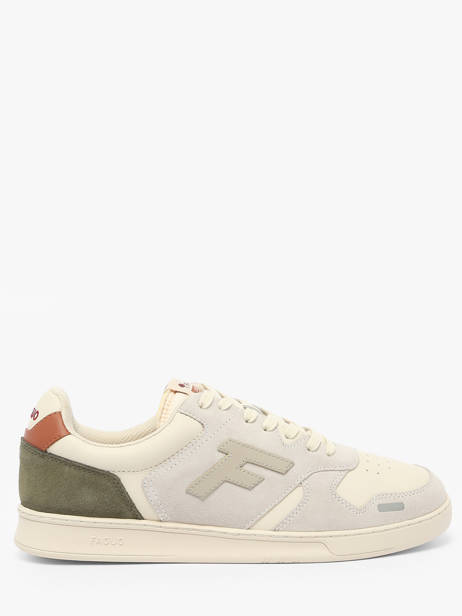 Sneakers In Leather Faguo Beige men 25CG3206