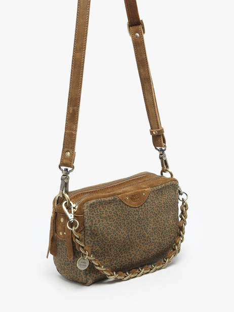 Shoulder Bag Vintage Mila louise Brown vintage 23673PA other view 2