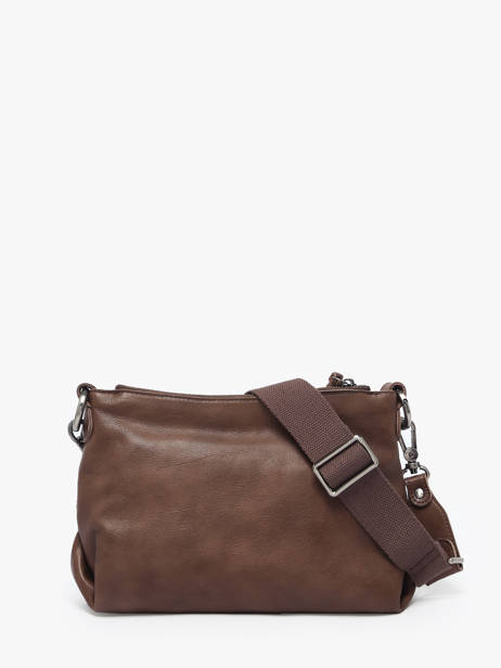 Shoulder Bag Vintage Leather Mila louise Brown vintage 3864C other view 4