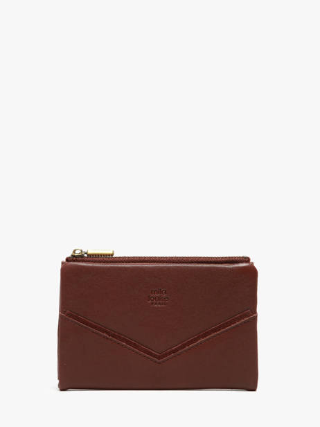 Wallet Leather Mila louise Beige vintage 3760C