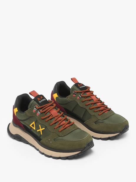 Boots In Leather Sun68 Green men Z4513074 other view 1