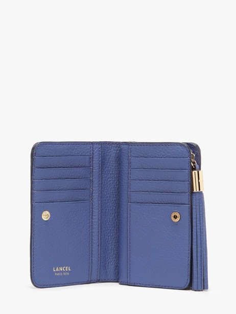 Portefeuille Compact Premier Flirt Cuir Lancel Bleu premier flirt A11136 vue secondaire 1