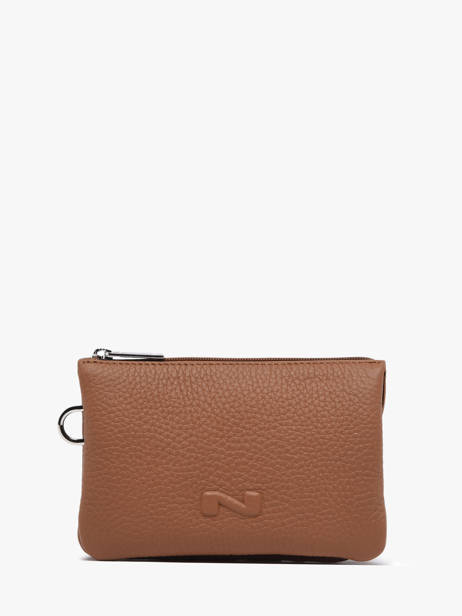 2-compartment Original Leather N Pouch Nathan baume Brown original n 283N