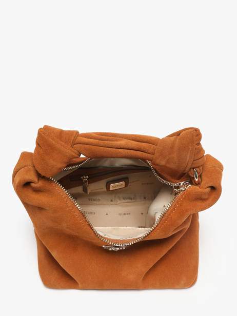 Handbag Isotta Suede Guess Brown isotta SG966001 other view 3