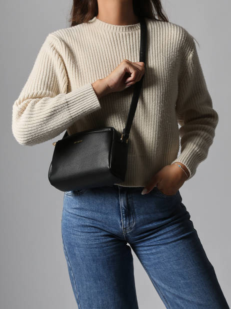 Shoulder Bag Grained Miniprix Black grained KJ62069 other view 1