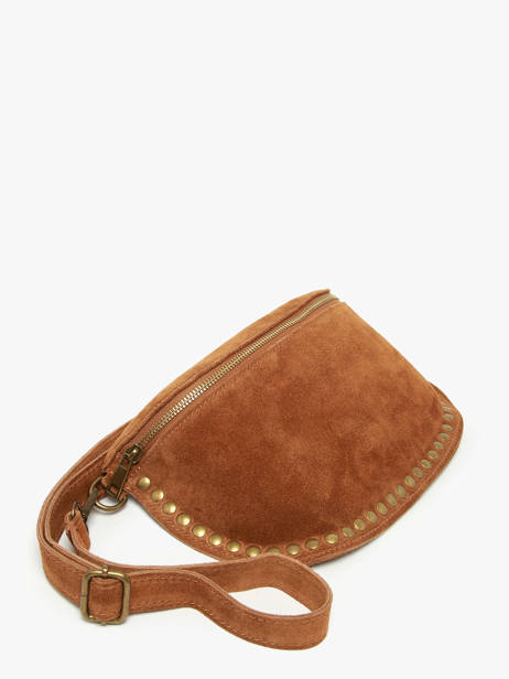 Belt Bag Milano Brown velvet VE24112 other view 2