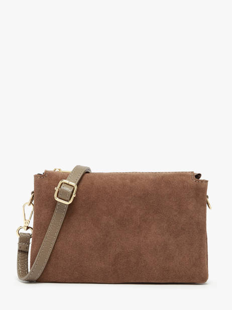 Shoulder Bag Velvet Caviar Milano Brown velvet caviar VC24117