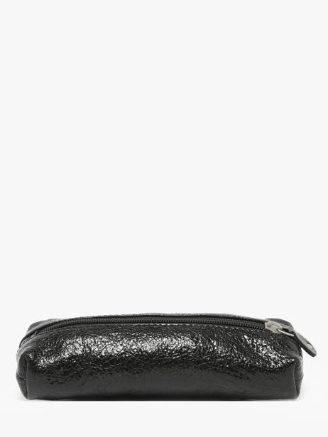 Leather Eclipse Pencil Case Paul marius Black eclipse PLUMIECL other view 2